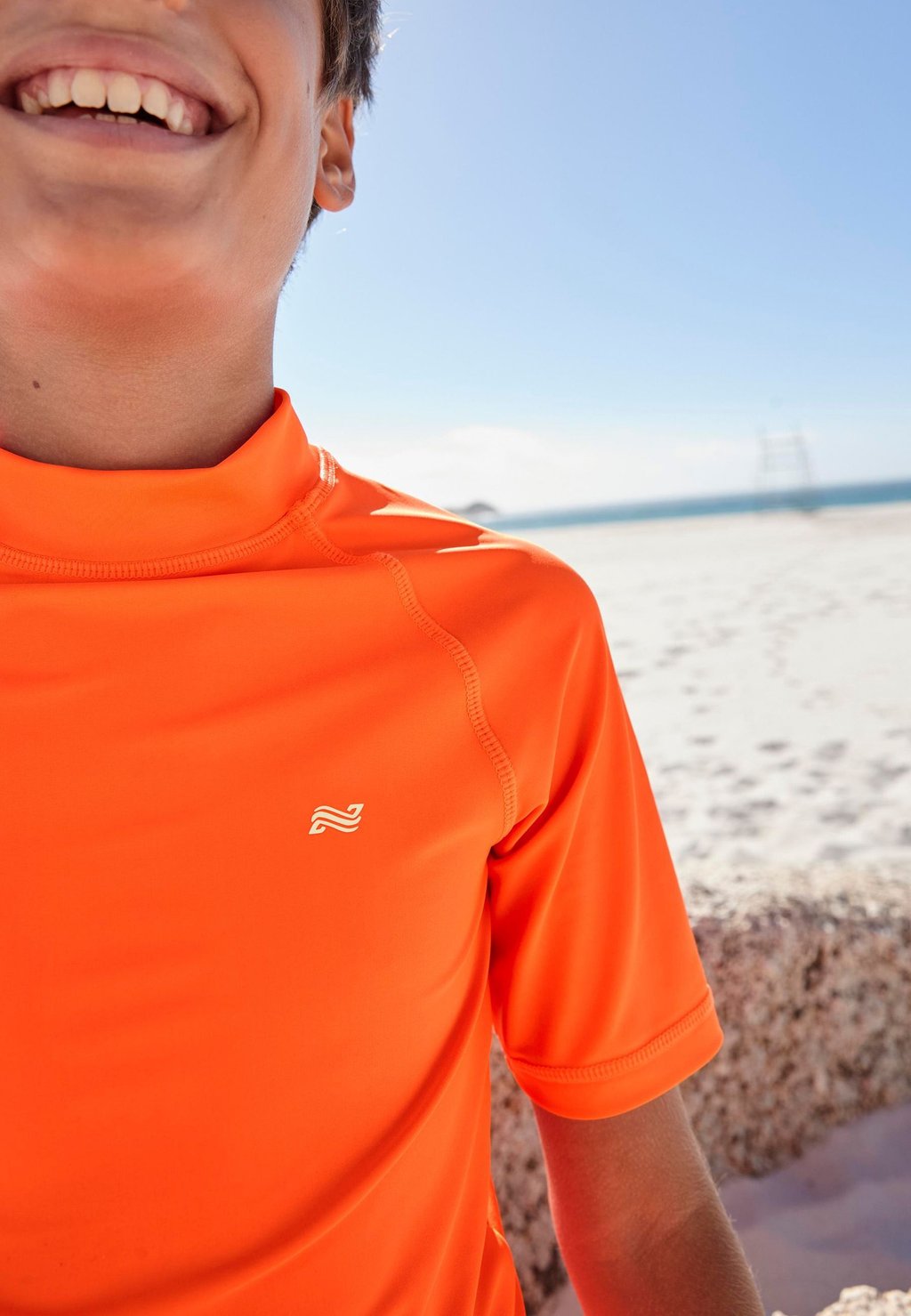 Рубашка для серфинга Short Sleeve Sunsafe Next, цвет orange