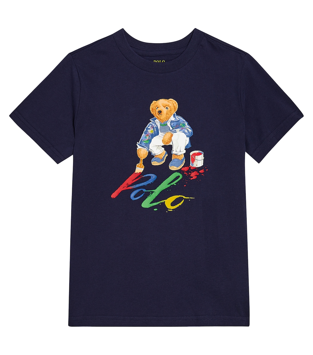 

Футболка polo bear из хлопкового джерси Polo Ralph Lauren Kids, синий