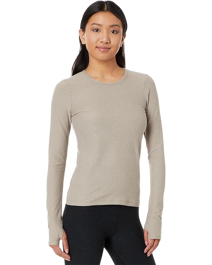 

Пуловер Beyond Yoga Spacedye Classic Crew Pullover, цвет Birch Heather