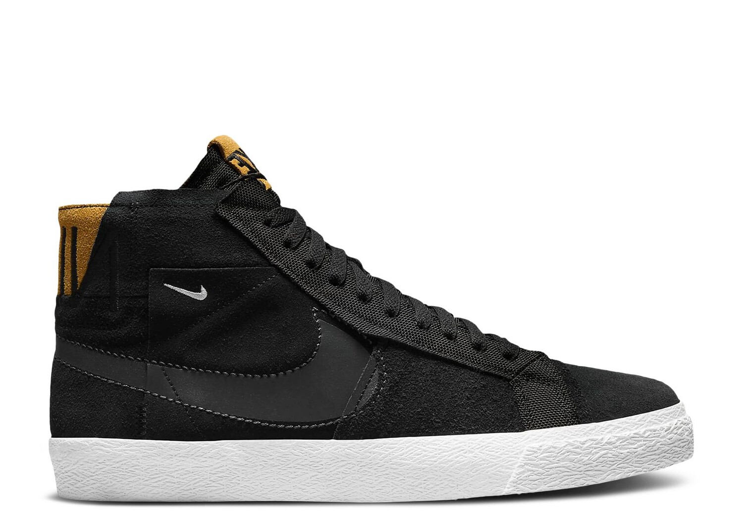 

Кроссовки Nike Zoom Blazer Mid Premium Sb 'Black Patchwork', черный