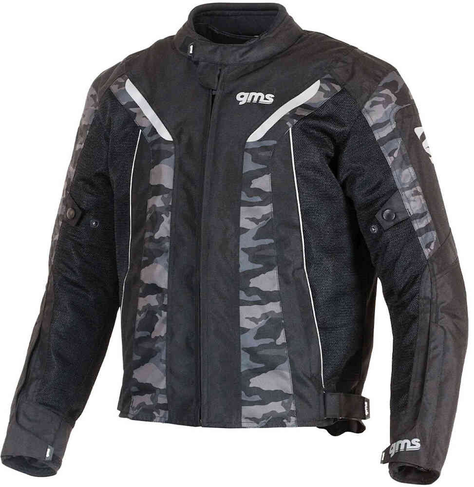 

Мотоциклетная текстильная куртка GMS Meshblouson Ventura gms, черный/камуфляж