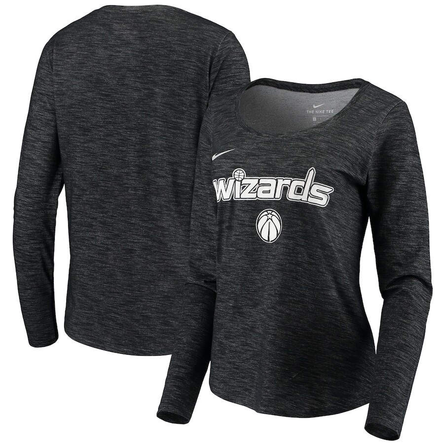 

Футболка с длинным рукавом Nike Washington Wizards, черный