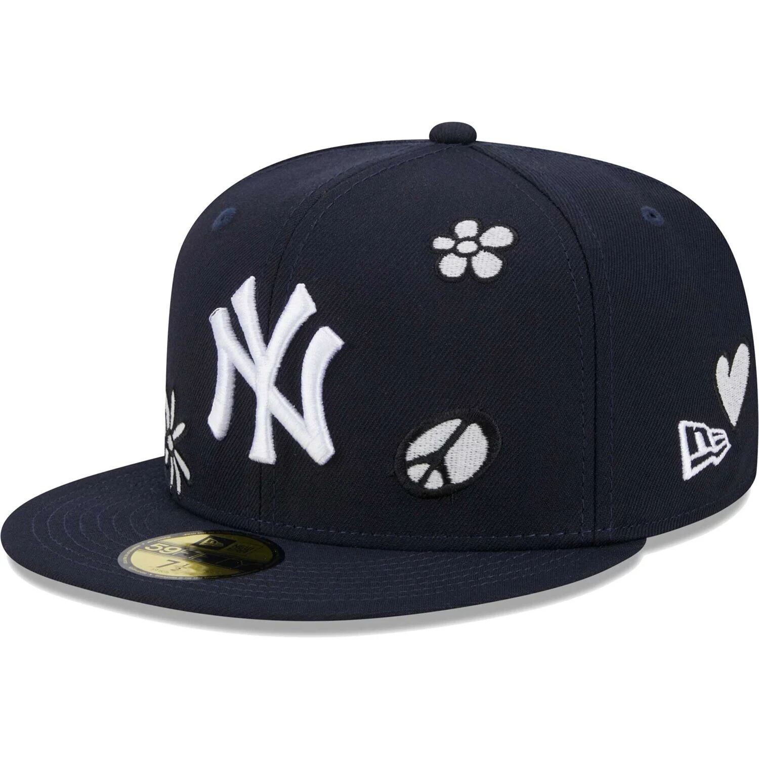 

Мужская приталенная шляпа New Era Navy New York Yankees Sunlight Pop 59FIFTY