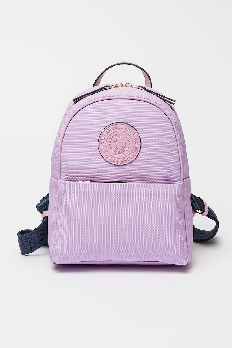 

Рюкзак из экокожи с логотипом U S Polo Assn , фиолетовый