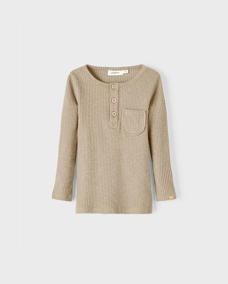 

Мягкая футболка для мальчика с длинными рукавами Lil Atelier