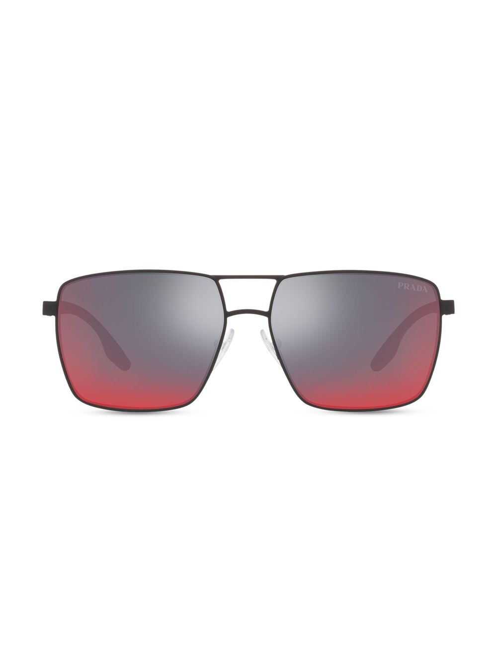 

Зеркальные солнцезащитные очки Linea Rossa 50WS Prada Linea Rossa, черный
