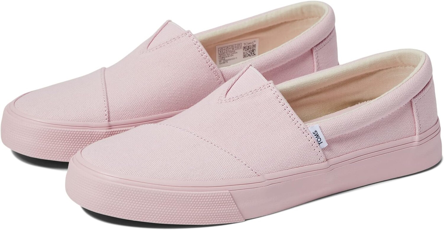 

Кроссовки Alpargata Fenix Slip-On TOMS, цвет Chalky Pink Washed Canvas