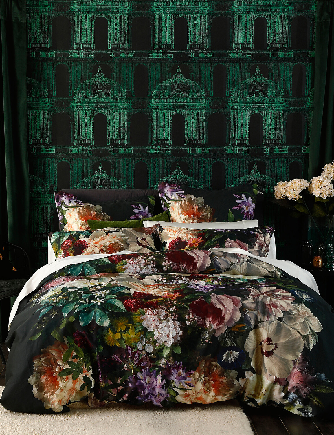 

Комплект постельного белья Flori из чистого хлопка MM Linen, мульти