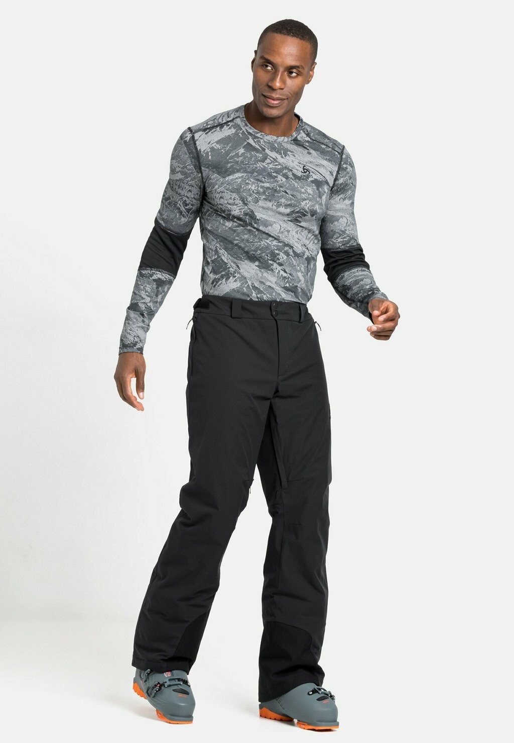 

Брюки для сноуборда REGULAR LENGTH BLUEBIRD S-THERMIC ODLO, цвет black