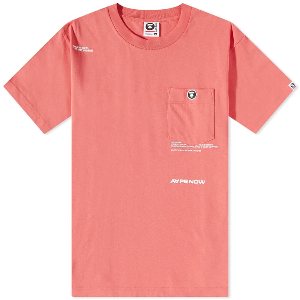 

Силиконовая футболка с карманом для значка AAPE Now