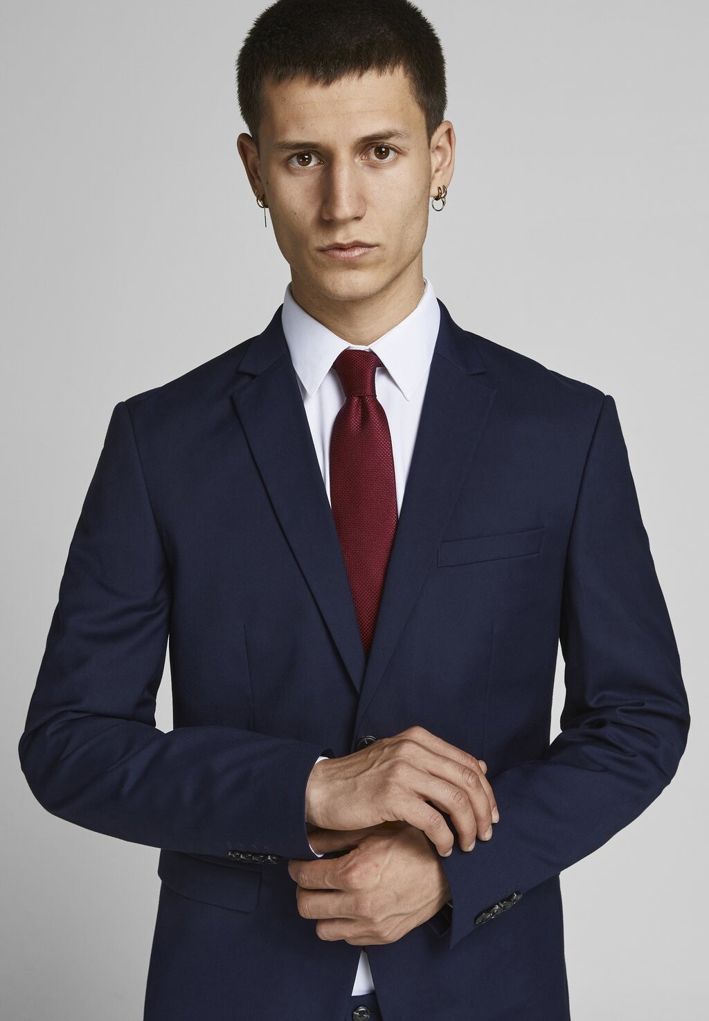 

Галстук JACCOLOMBIA TIE Jack & Jones, темно-красный