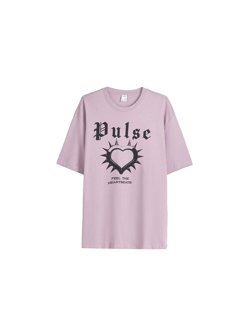 

Футболка Bershka, лиловый, Розовый