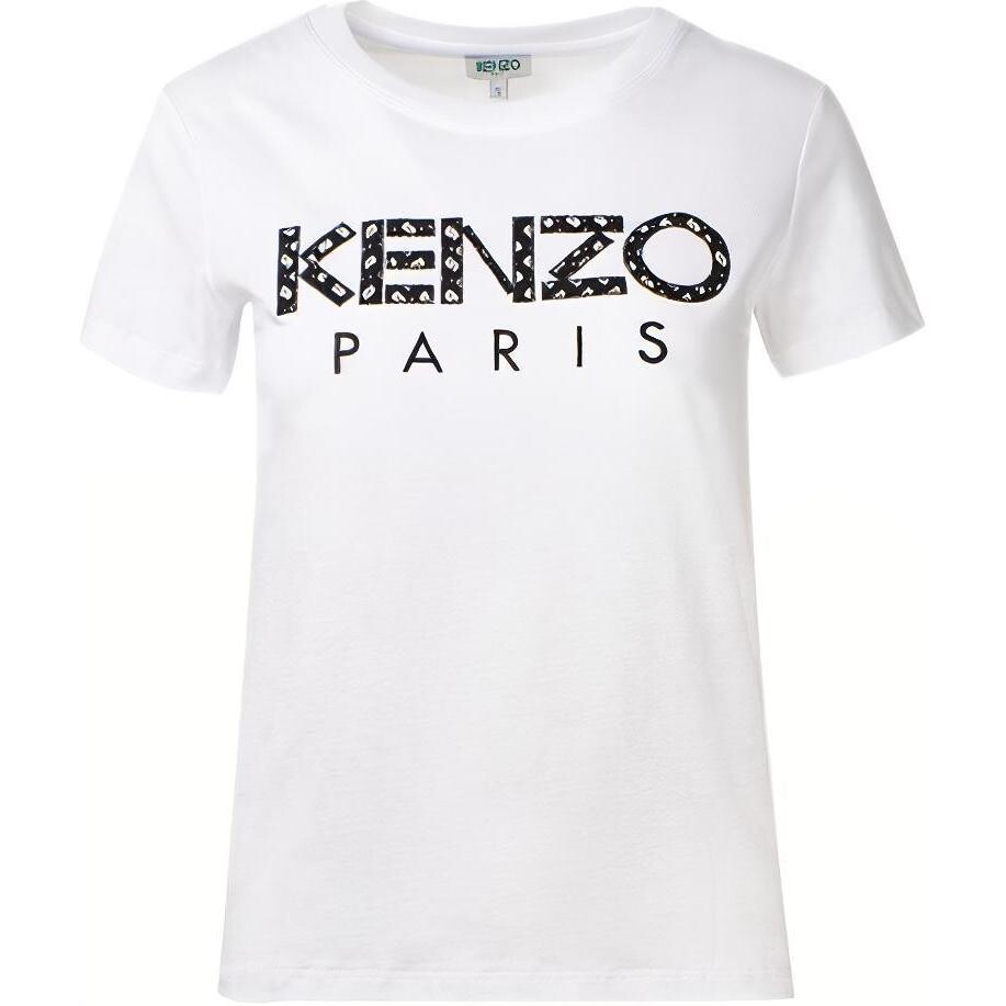 

Футболка женская Kenzo с буквенным логотипом, белый