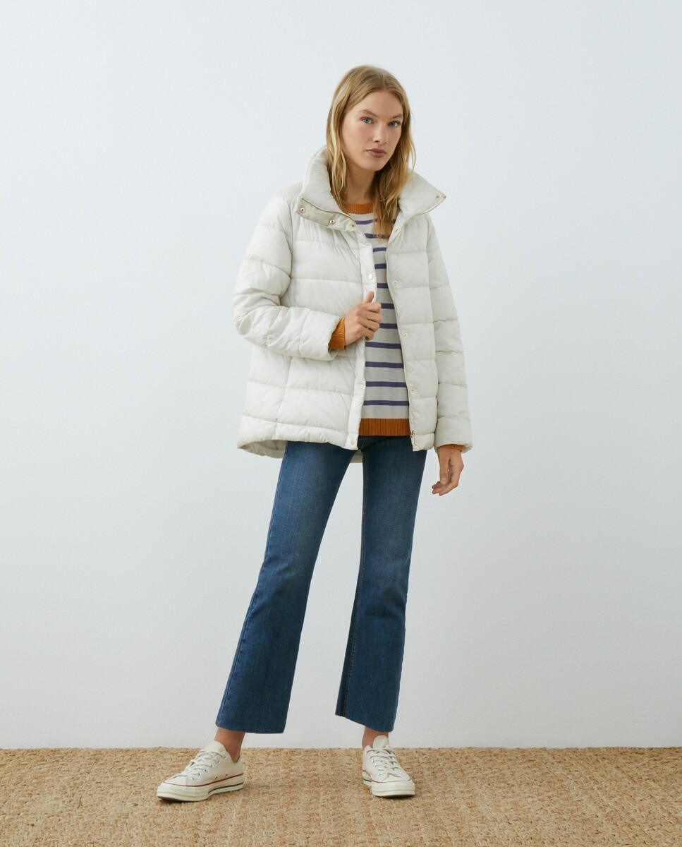 

Женское легкое пуховое пальто Southern Cotton, слоновая кость, Бежевый