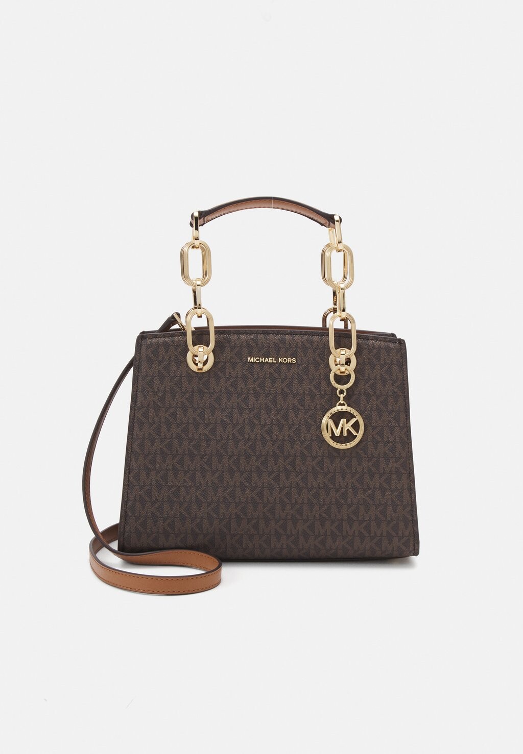 

Сумка CYNTHIA SATCHEL MICHAEL Michael Kors, цвет brown/acorn