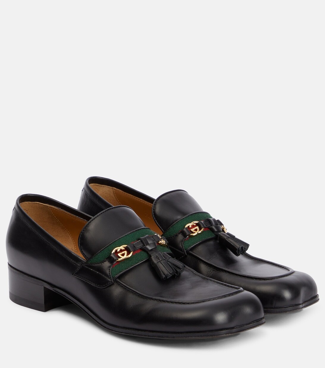 

Лоферы с логотипом Interlocking G Gucci, черный