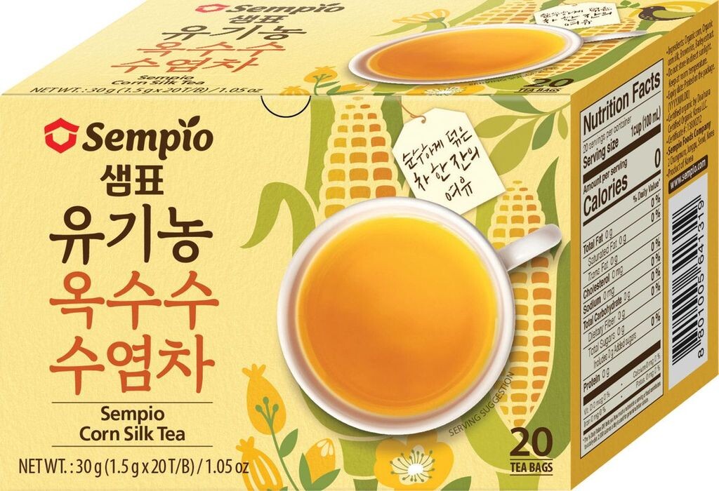 

SEMPIO Смесь корейского кукурузного чая с кукурузными ворсинками 30г | 20 чайных пакетиков | Кукурузный шелковый чай
