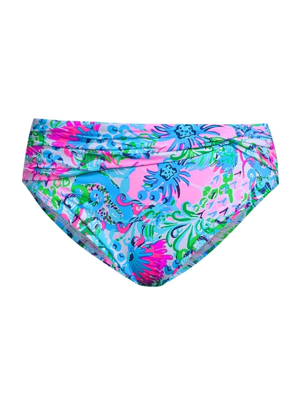 

Плавки бикини Yarrow с высокой талией Lilly Pulitzer, разноцветный, Синий