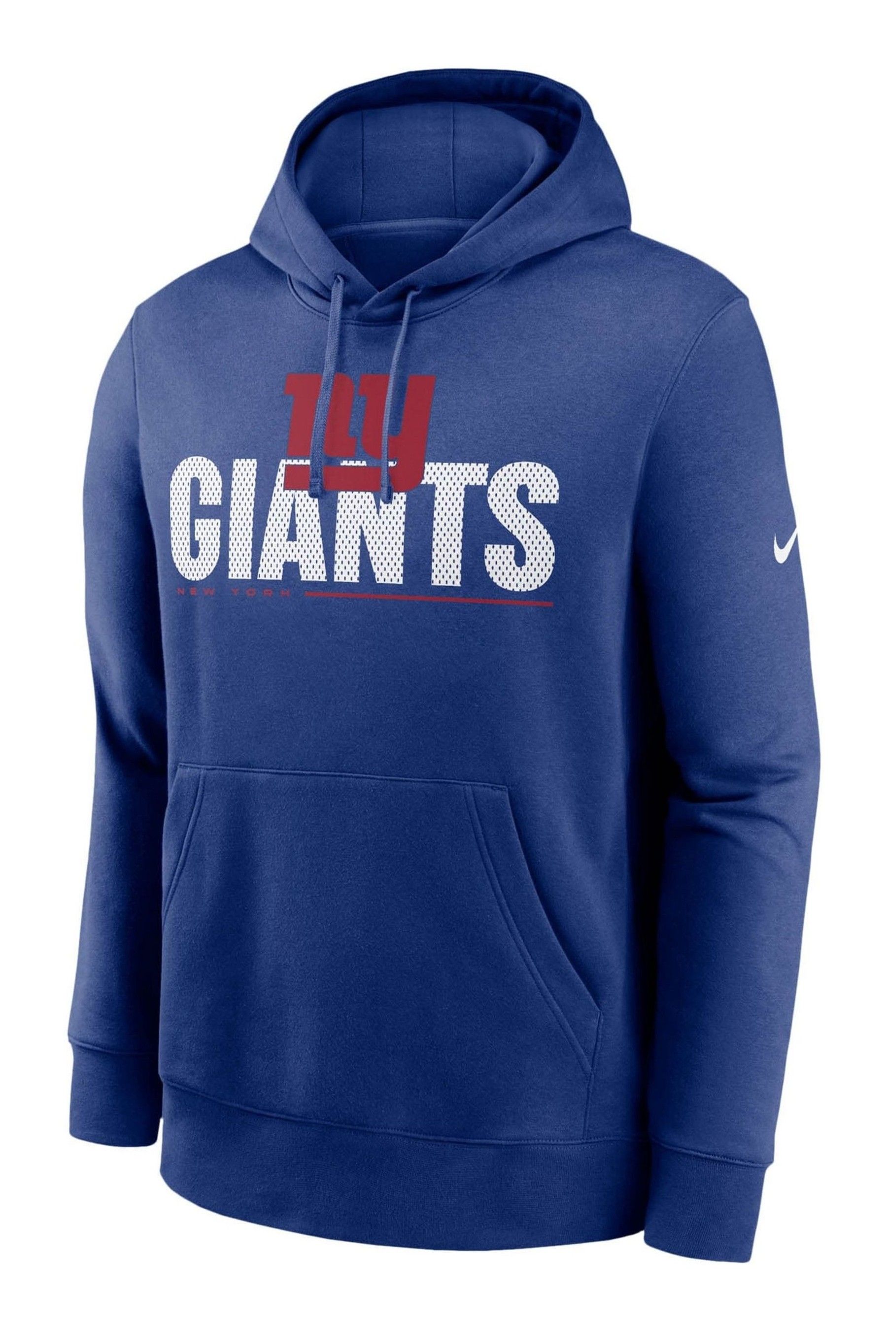 

Флисовая худи Nike Fanatics New York Giants Team Impact Club Nike, синий