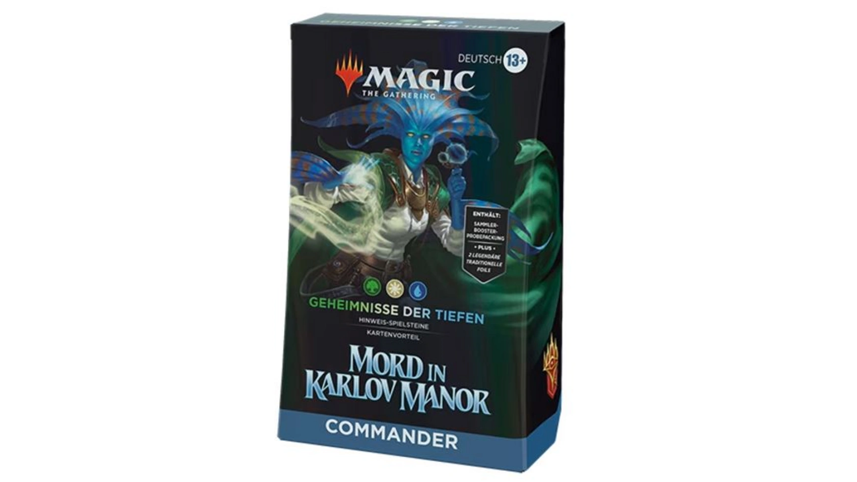 Magic The Gathering Убийство в усадьбе Карловых Командирская колода Тайны глубин