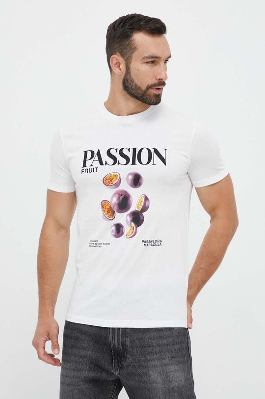 

Хлопковая футболка United Colors of Benetton, белый