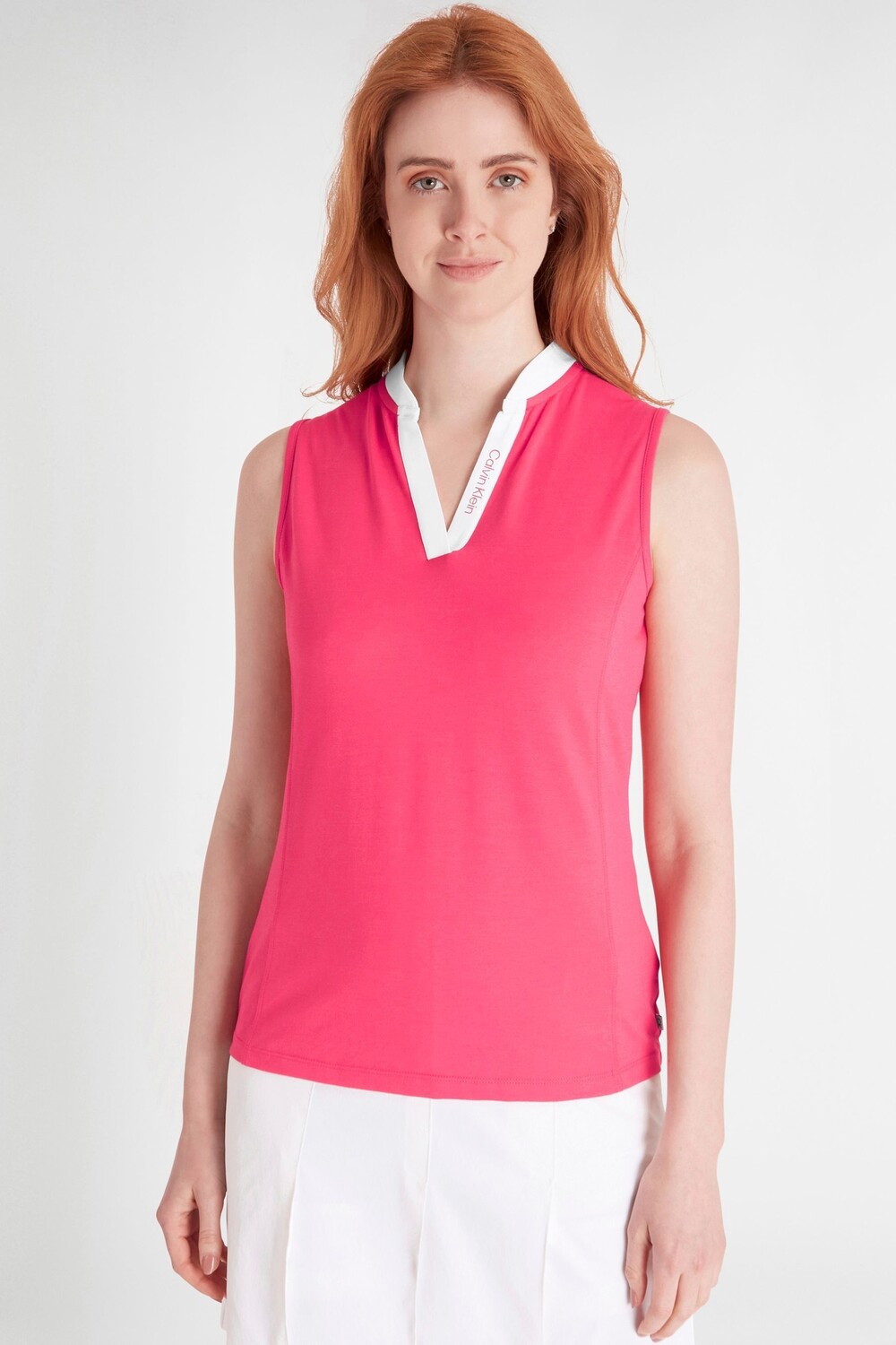 

Розовая рубашка-поло Dayton Calvin Klein Golf, розовый