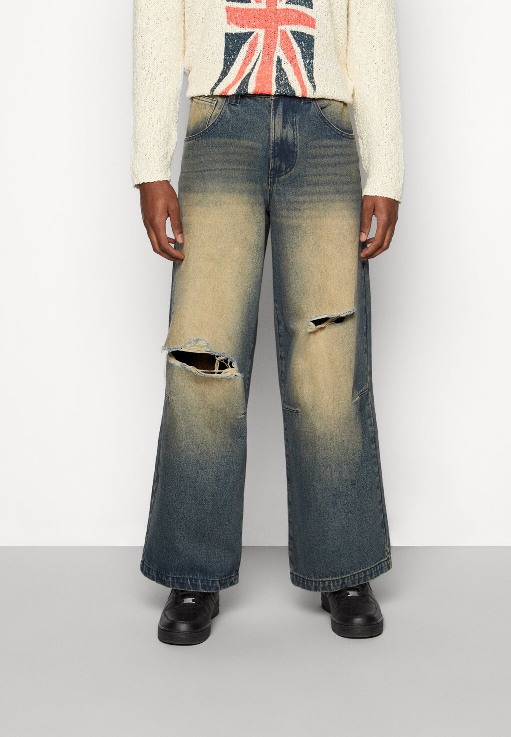 

Мешковатые джинсы BUSTED COLOSSUS BAGGY JEANS Jaded London, синий деним