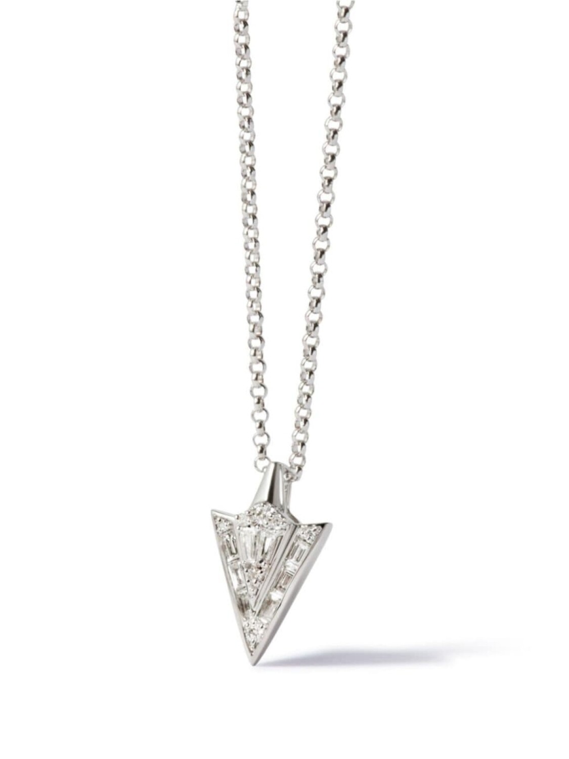 

Колье Deco Arrow из белого золота с бриллиантами Annoushka, серебряный