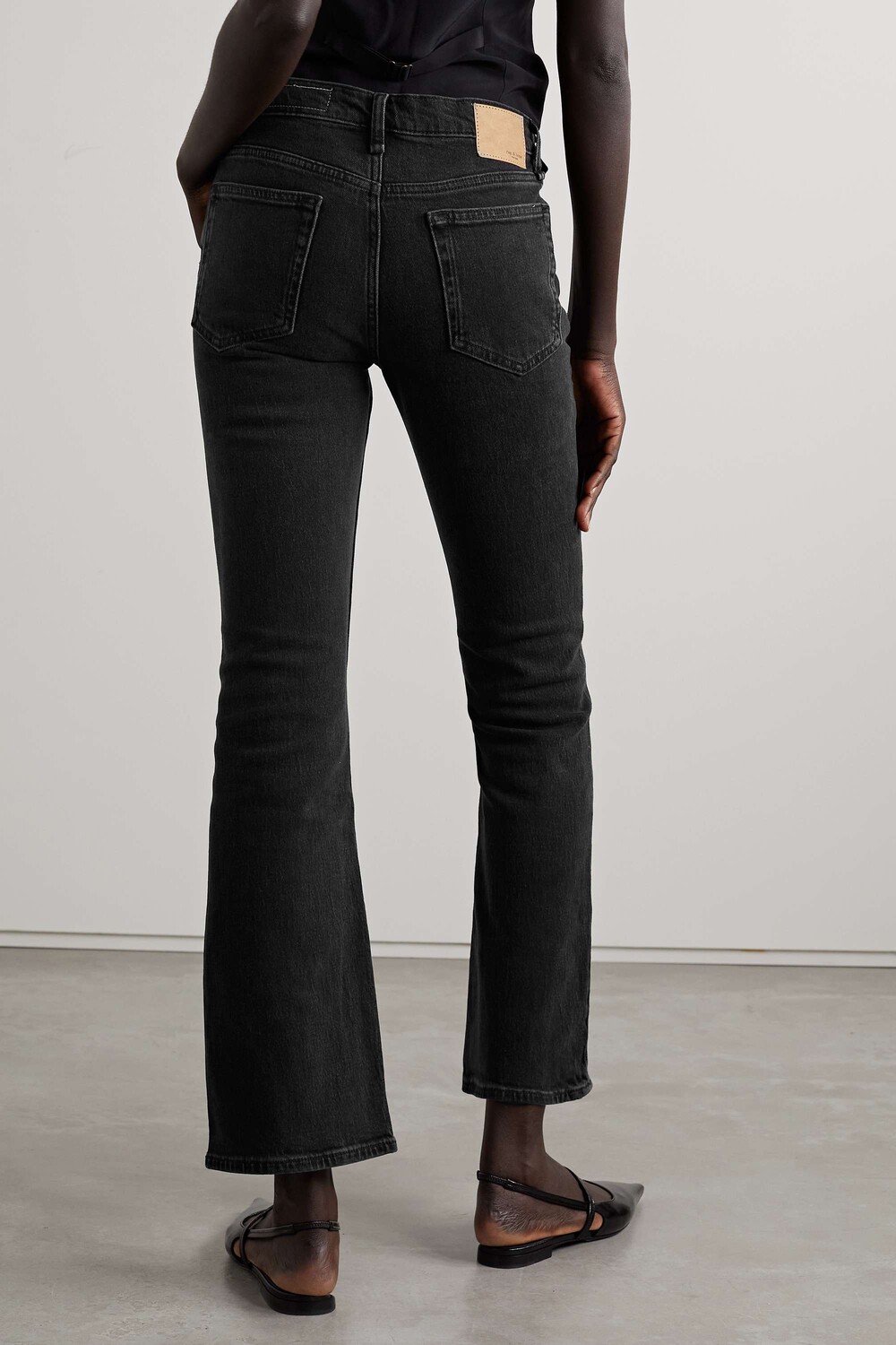 

RAG & BONE джинсы Peyton с завышенной талией, черный