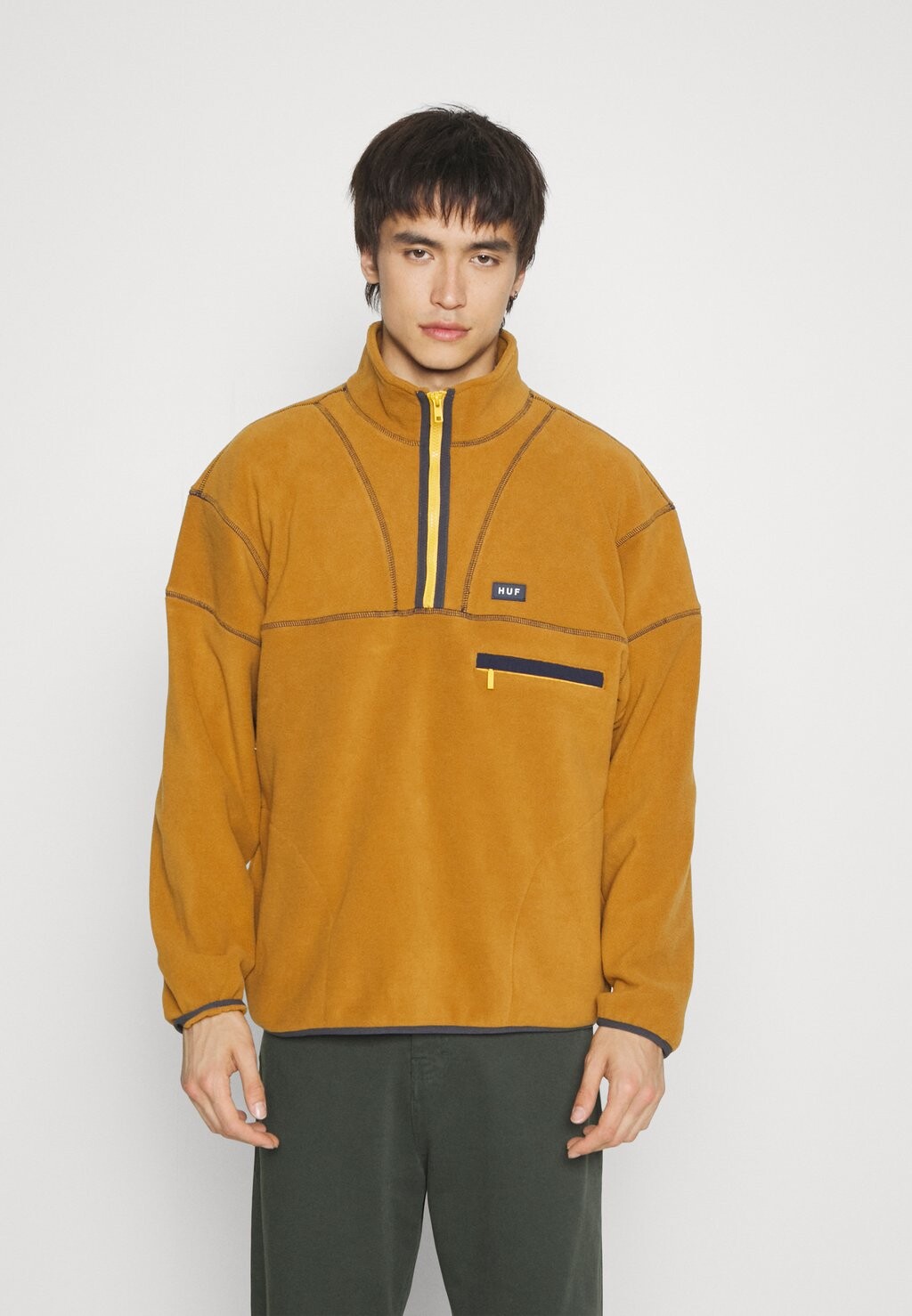 

Куртка флисовая HUF, кофейный, Оранжевый
