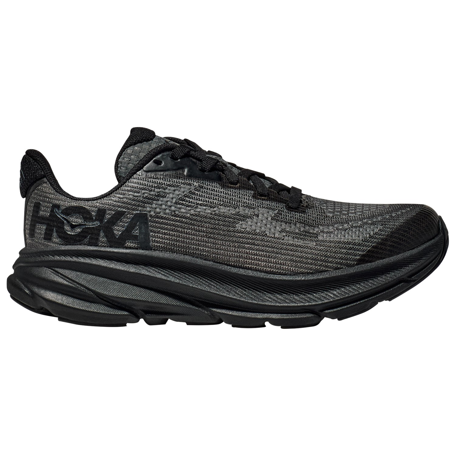 

Кроссовки Hoka Clifton 9, цвет Black/Carbon Black