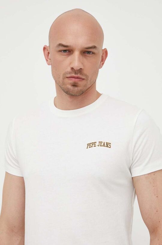 

Футболка Ронсон из хлопка Pepe Jeans, белый