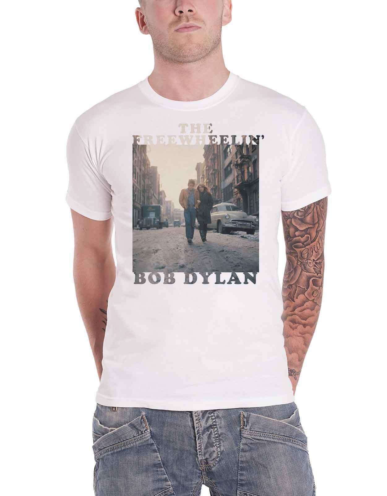 Футболка Freewheelin Bob Dylan, белый