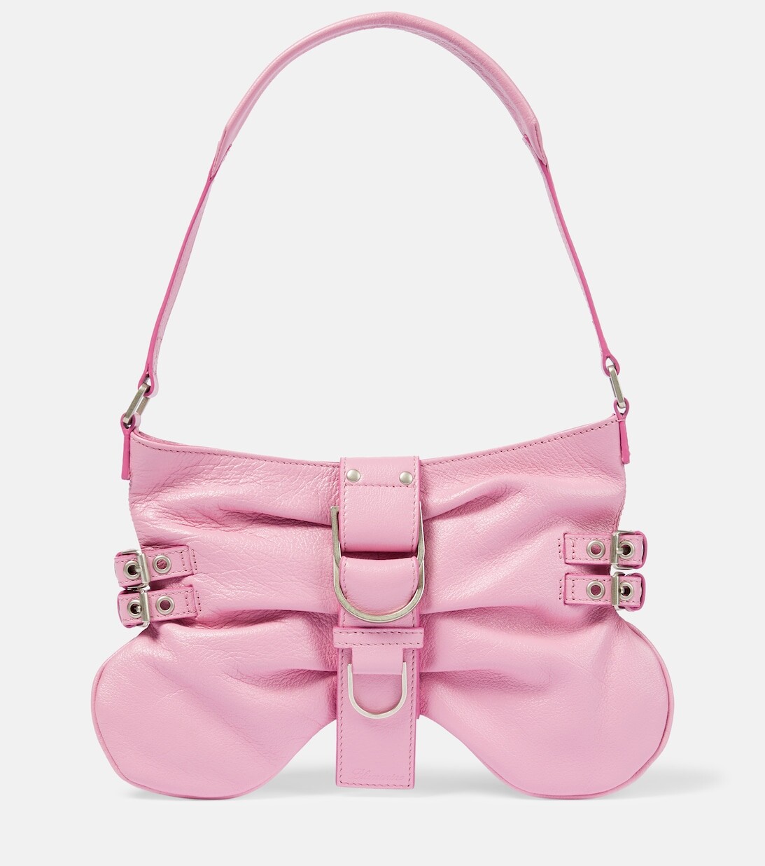 

Маленькая кожаная сумка через плечо Butterfly Blumarine, синий