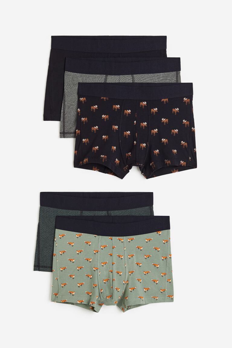 

Комплект из пяти боксеров Xtra Life H&M