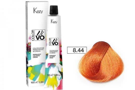 Краска для волос Kezy Color Vivo 100 мл 8.44 интенсивный светло-медный блондин