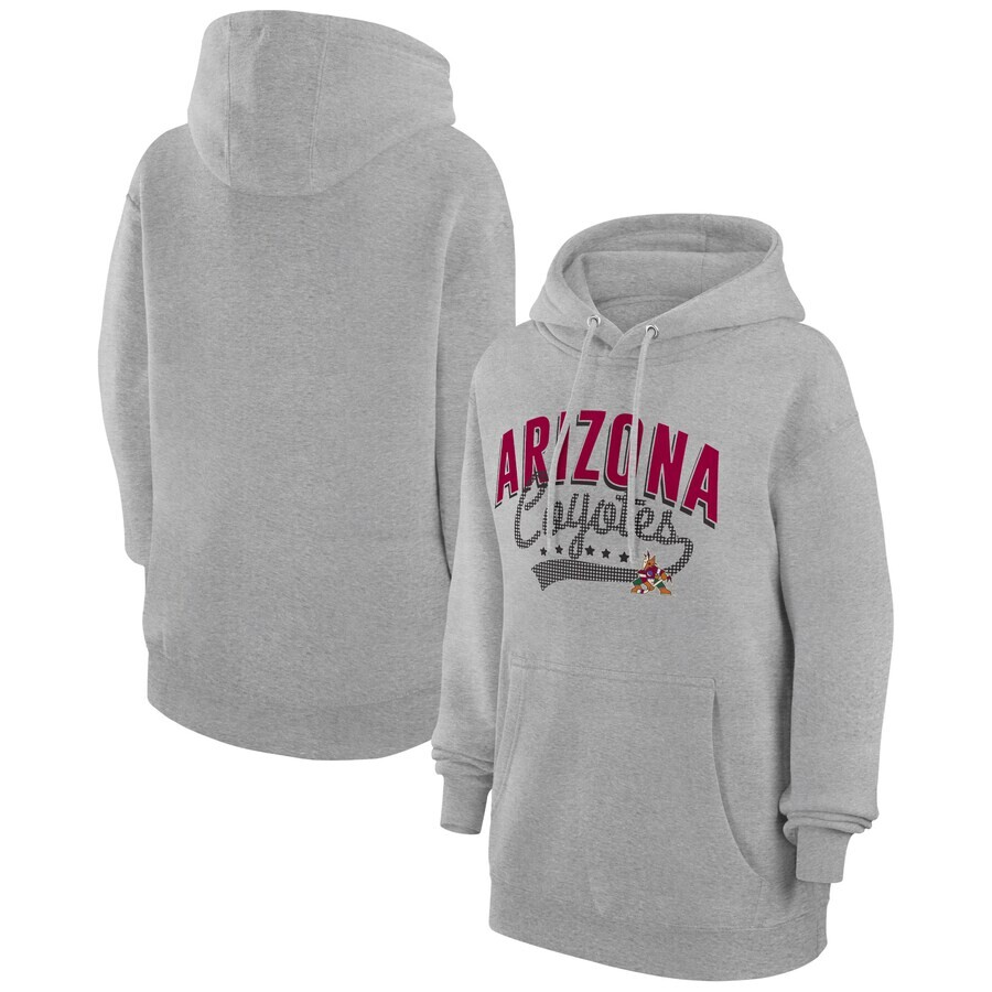 

Пуловер с капюшоном G-III 4Her by Carl Banks Arizona Coyotes, серый