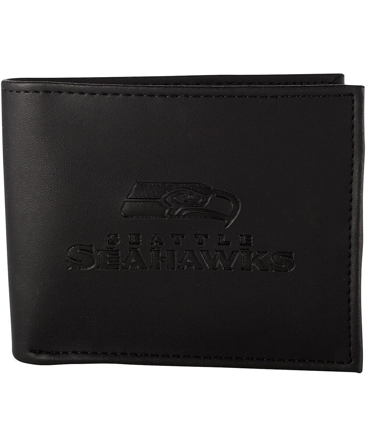 

Мужской черный гибридный складной кошелек Seattle Seahawks Evergreen Enterprises