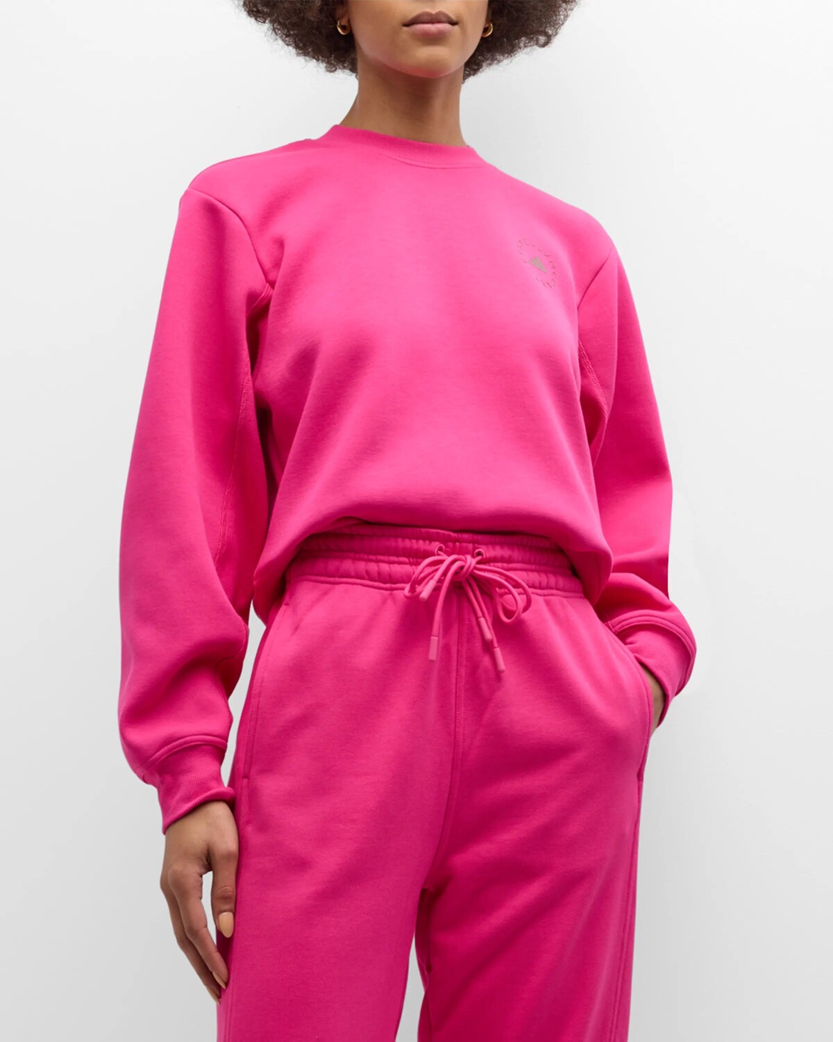 

Толстовка TrueCasuals из смеси органического хлопка adidas by Stella McCartney, цвет Reamag