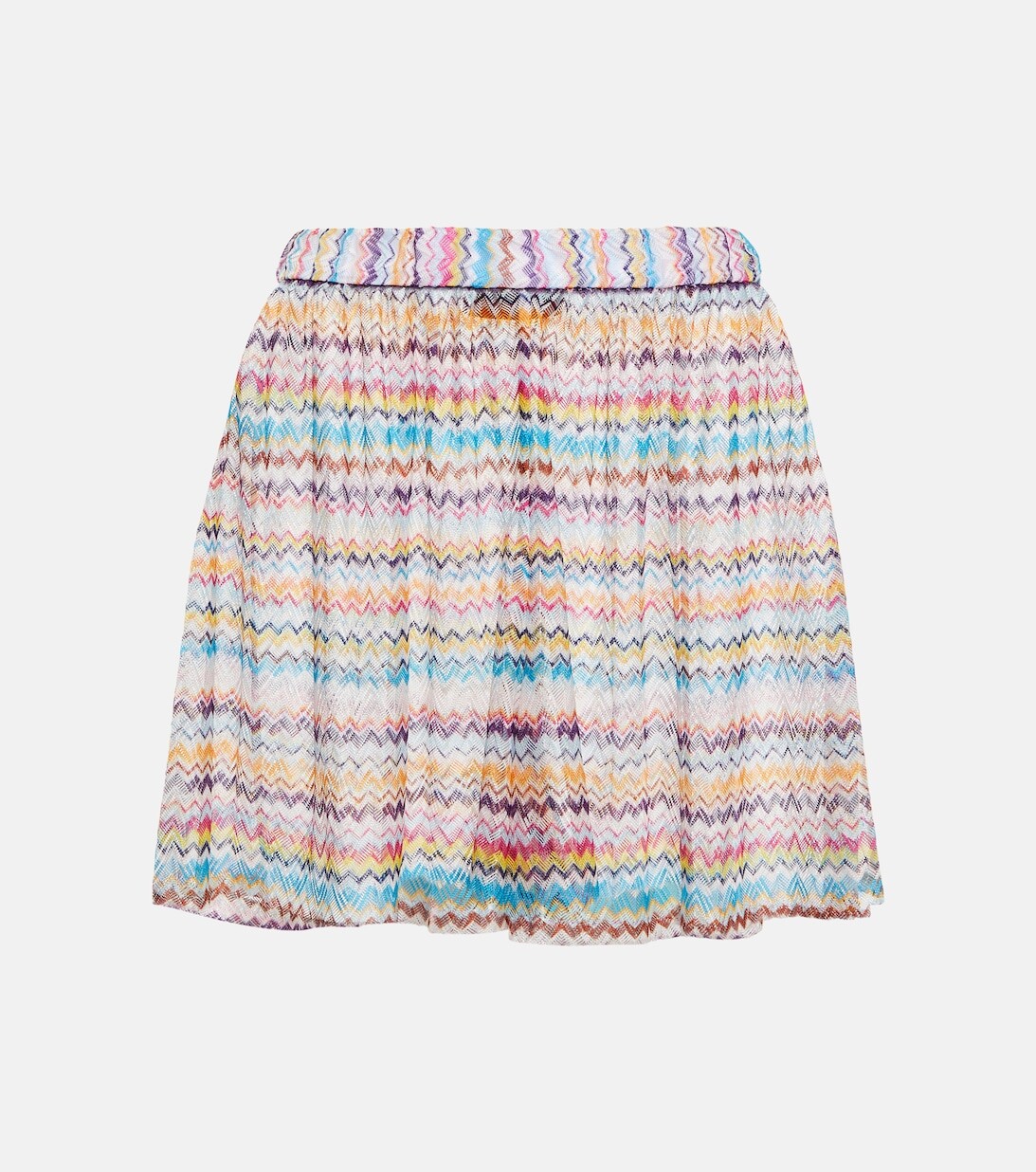 

Широкие шорты с высокой посадкой и зигзагом Missoni, разноцветный
