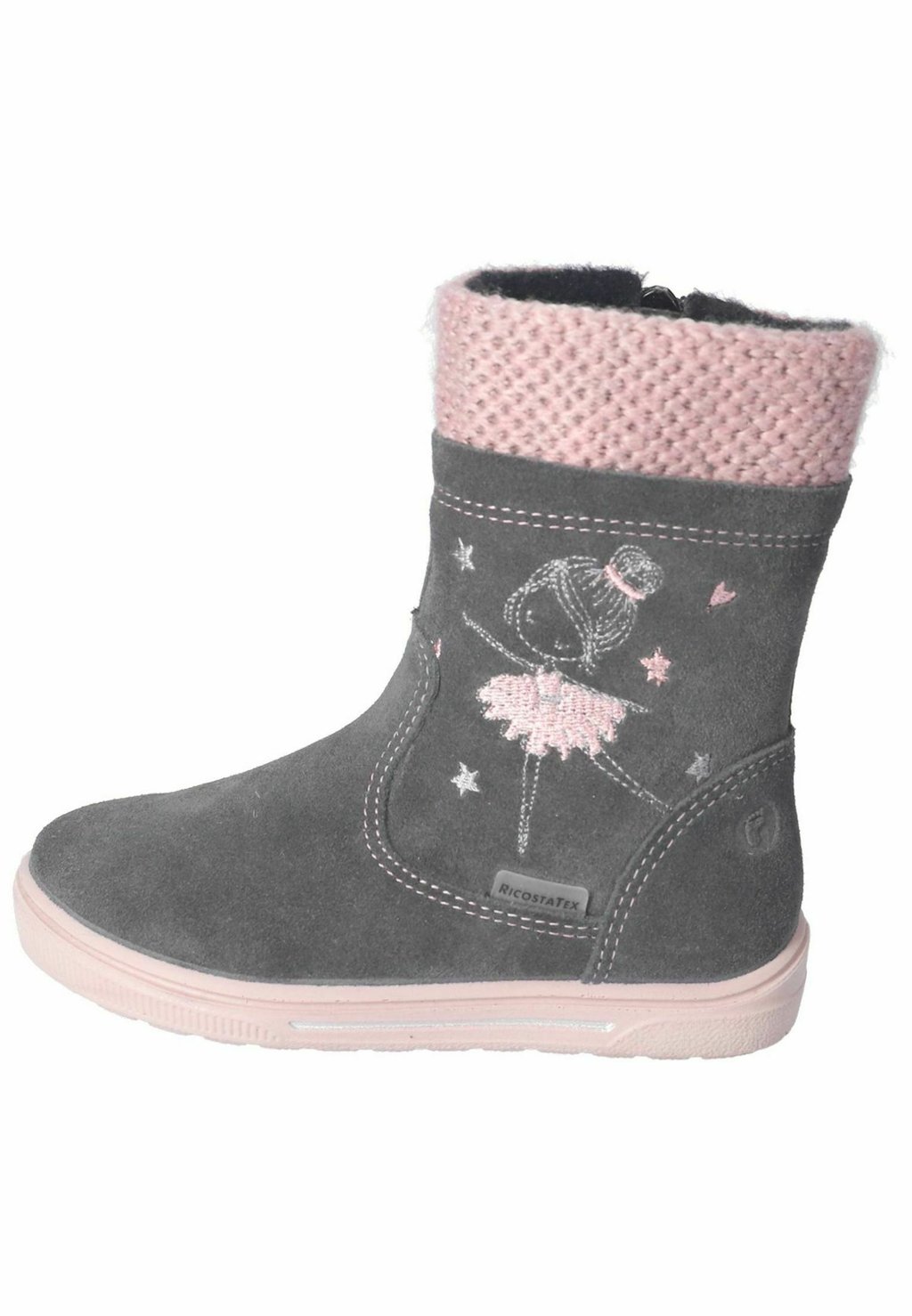 Снегоступы/зимние ботинки Ricosta, цвет asphalt rose