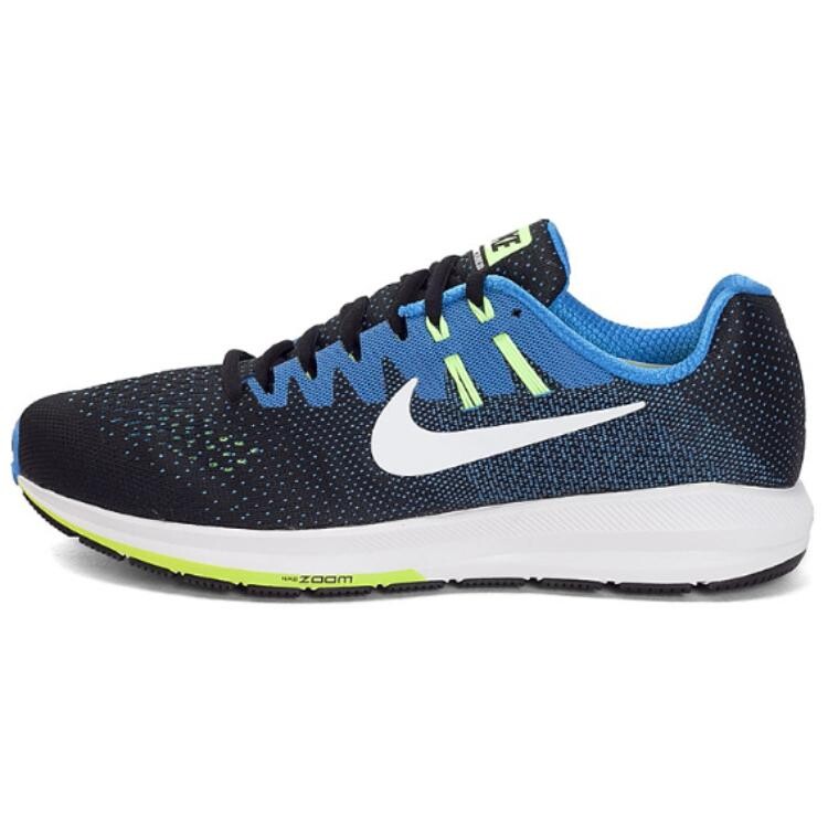 

Кроссовки Nike Air Zoom Structure 20 Black Photo Blue Ghost Green, черный/синий