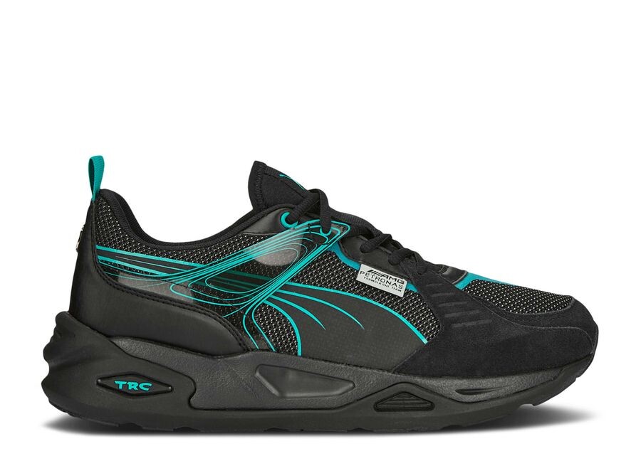 

Кроссовки Puma Mercedes AMG Petronas F1 X TRC Blaze, цвет Black Spectra Green