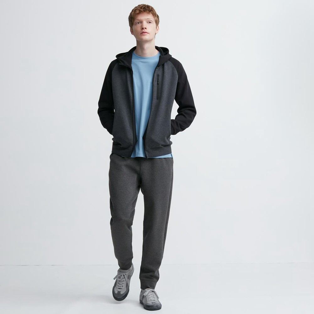 

Мужские брюки Uniqlo эластичные, темно-серый