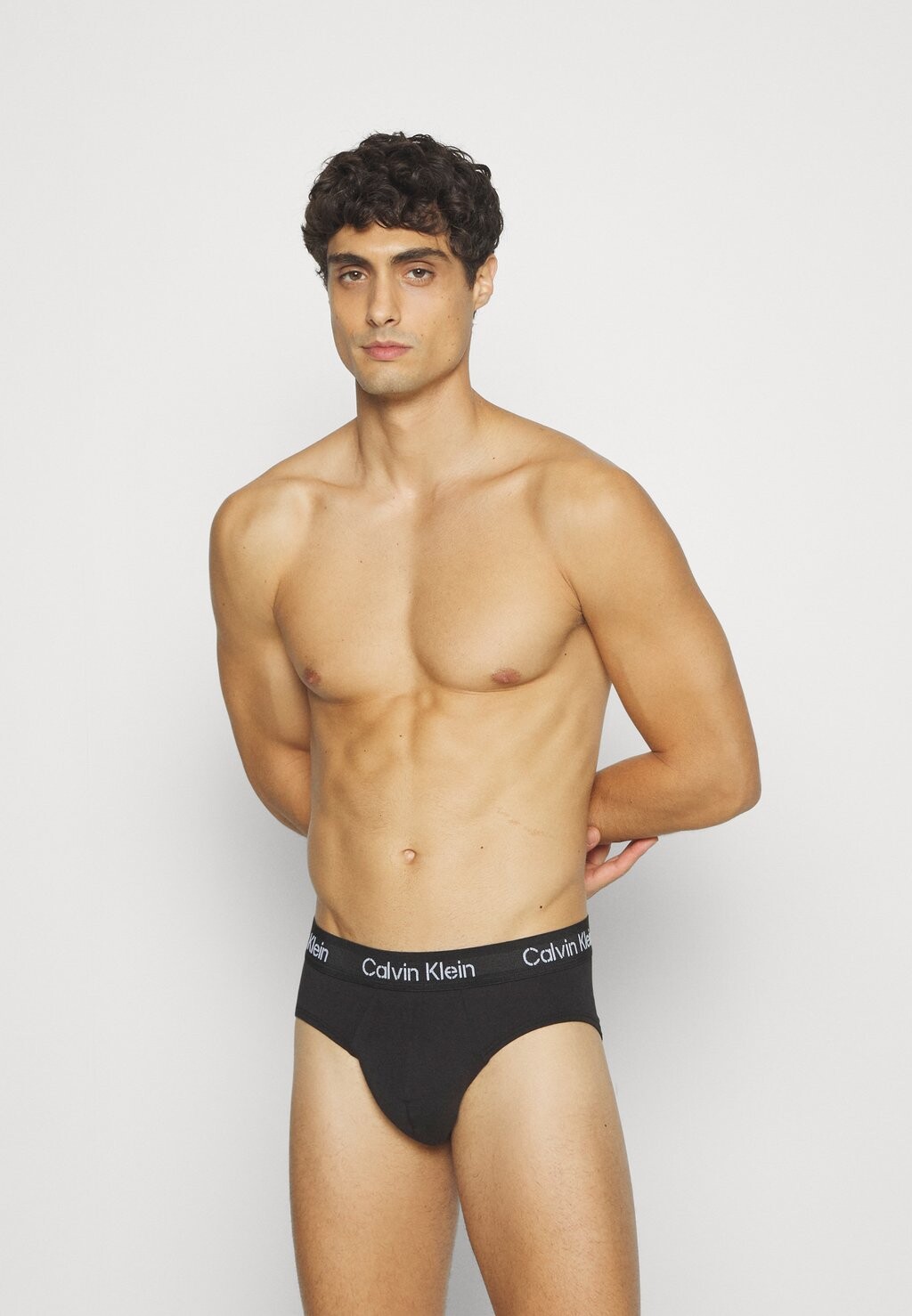 

Трусики HIP STENCIL LOGO 3 PACK Calvin Klein Underwear, черный
