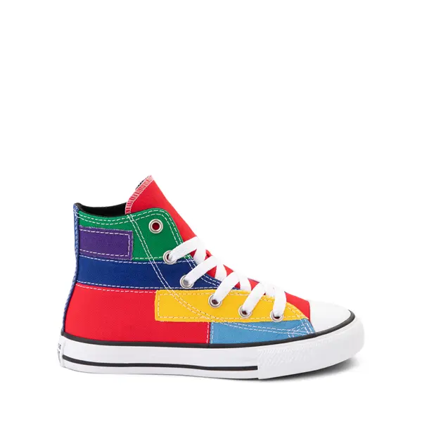 

Высокие кроссовки Converse Chuck Taylor All Star - Little Kid, цвет Patchwork Color-Block