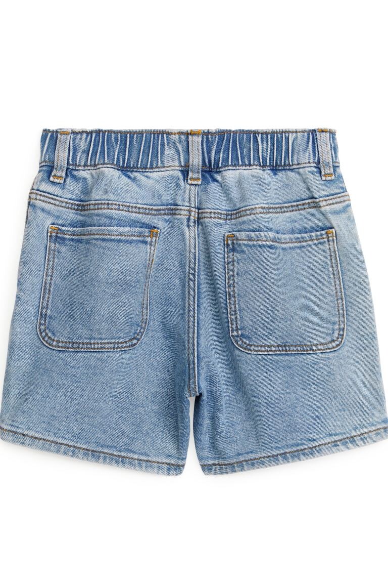 

Джинсовые шорты стрейч H&M, синий