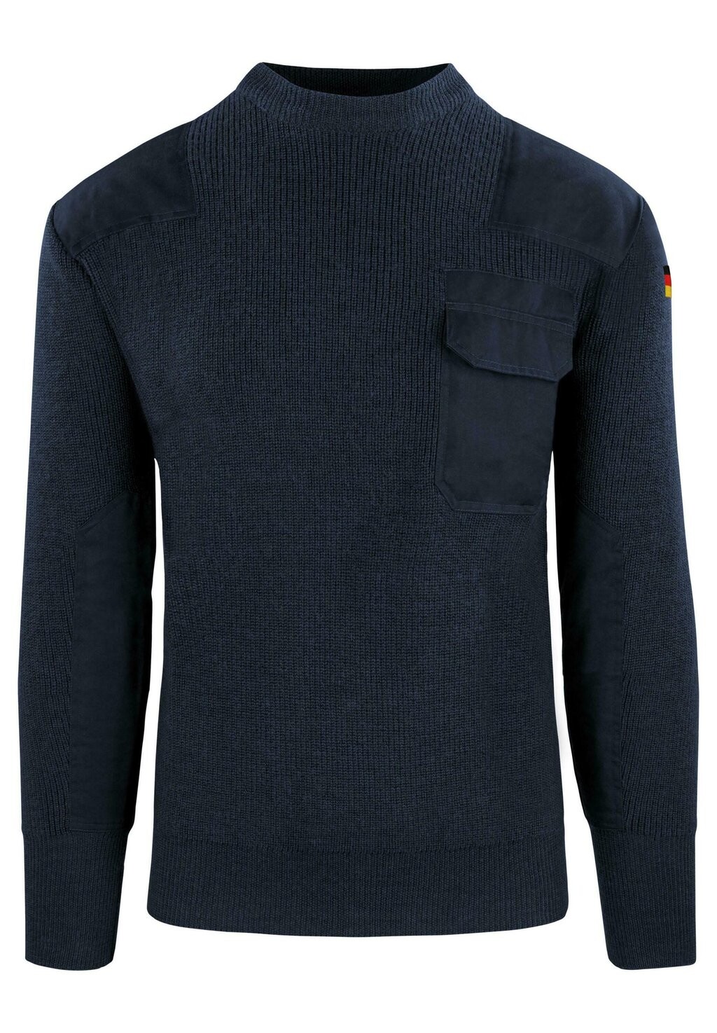 

Вязаный свитер Bundeswehr Winterpullover Wollpullover Arbeitspullover normani Outdoor Sports, темно-синий