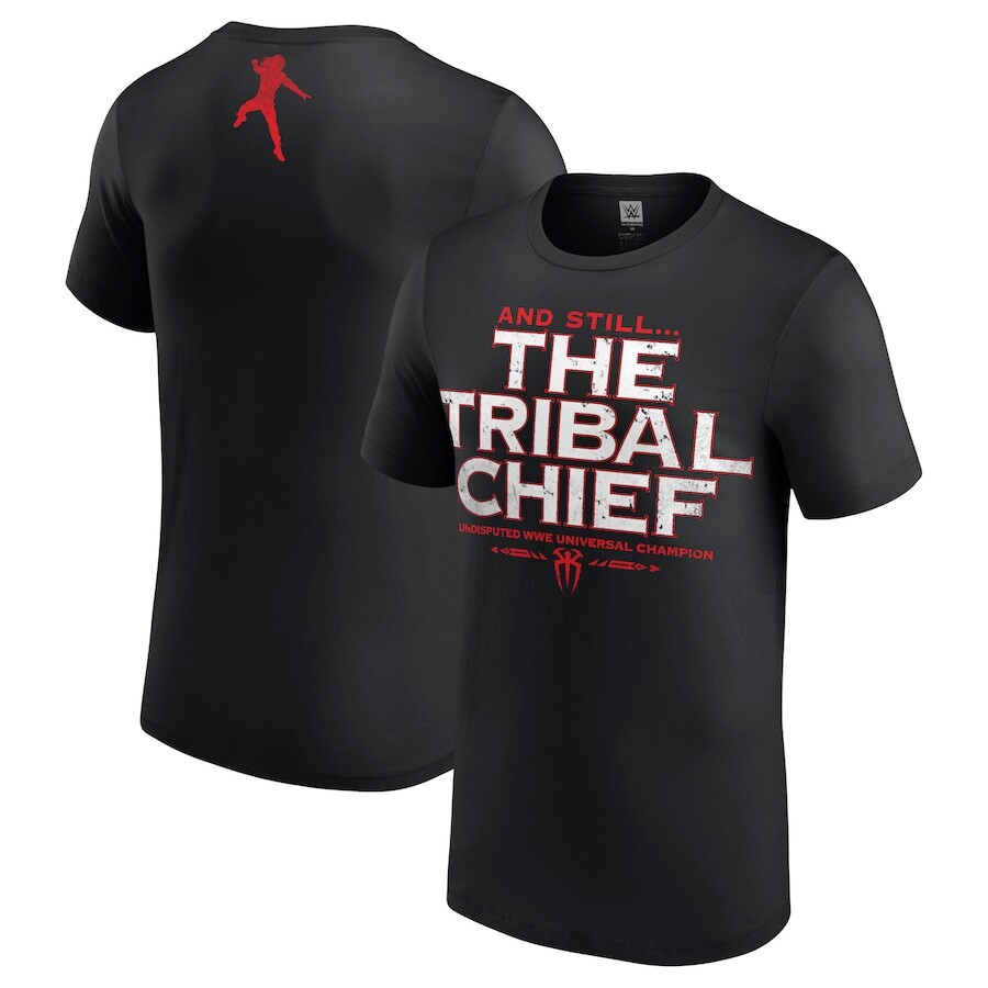 

Футболка с коротким рукавом WWE Authentic Roman Reigns, черный