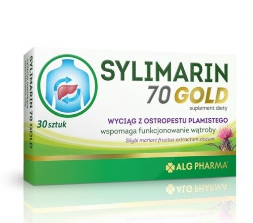 

Alg Pharma, Силимарин 70 Голд, 30 таблеток